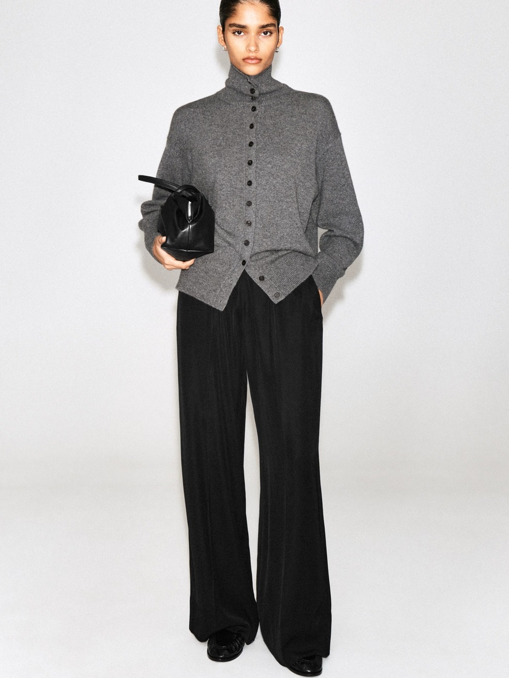 Cos Elastic Waist Lyocell Trousers